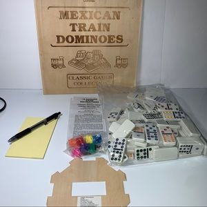 Classic Game Collection Mexican Train Dominoes wit